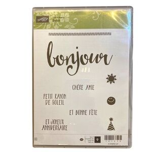 🍒 Stampin’Up! 🍒 “Salut” Stamp set